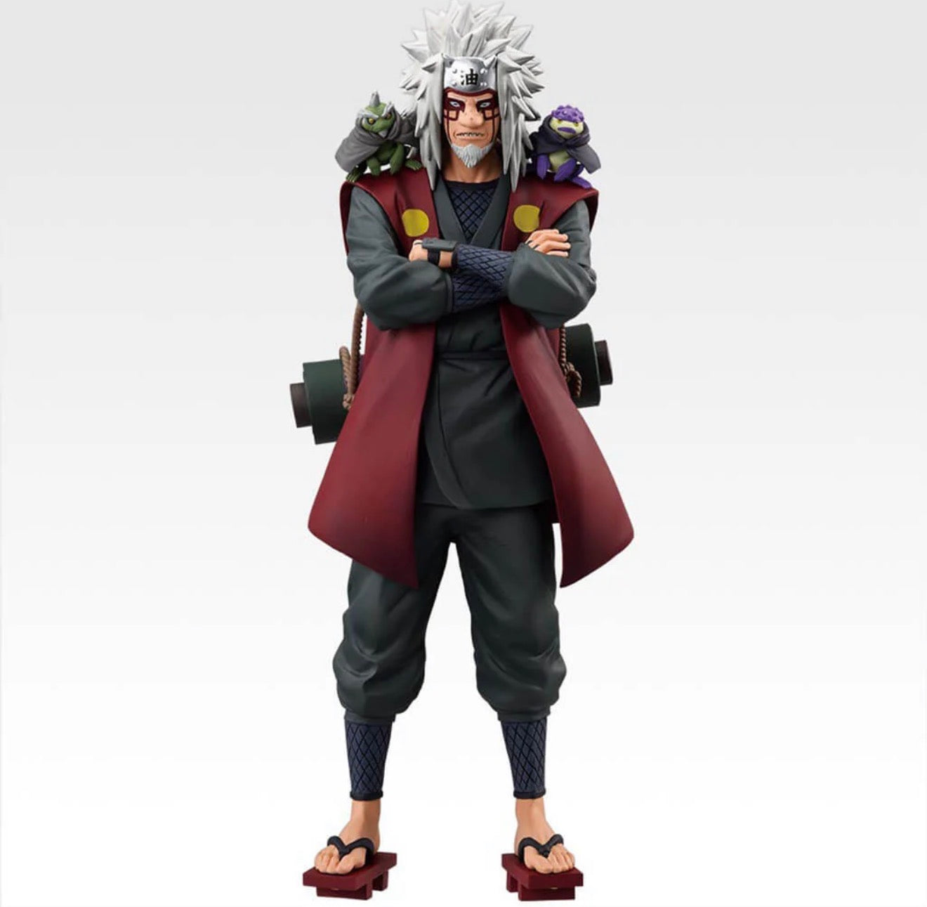 NARUTO SHIPPUDEN - ICHIBAN KUJI THE BRIDGE OF PEACE AND THE LAMENT OF REINCARNATION - FIGURINE JIRAYA (SAGE MODE) LOT E